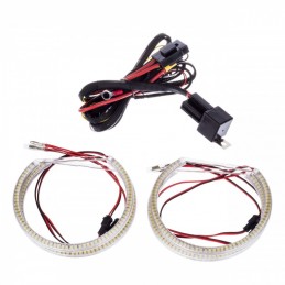 Angel Eyes SMD LED KrouĹžky (diodovĂŠ) BMW 3 E46 s ÄoÄkou (1998-2001)